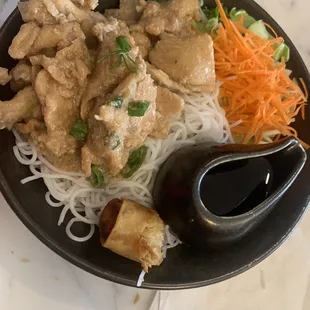 Lemon Chicken Vermicelli Bowl