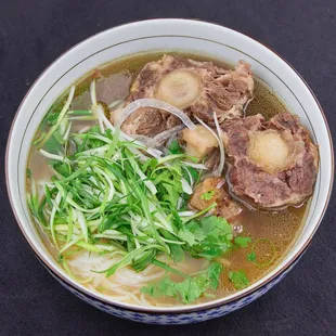 Pho Oxtails - premium oxtails slow cooked 5 hours plus in special broth