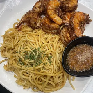 Tiger Prawns Garlic Noodles