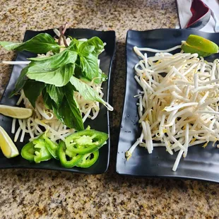 Toppings for our pho.