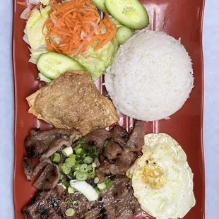 Rice plate