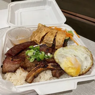 45. House Special Steamed Rice Plate