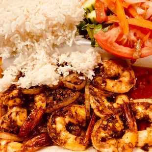 Lemongrass Shrimp with Rice