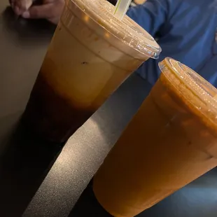 Thai Tea with &amp; without boba