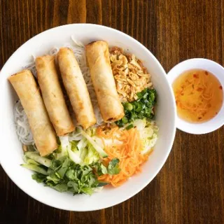 V5. Eggrolls Over Vermicelli (Bun Cha Gio)