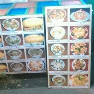 menu, sushi and sashimi