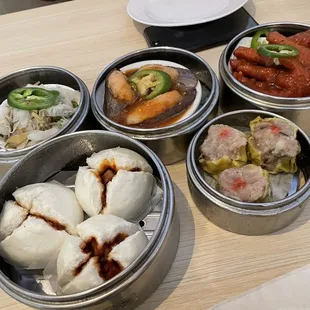 Dim Sum dishes on Sunday