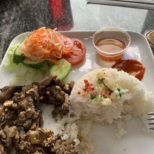 #7 Char Grilled Pork Meal