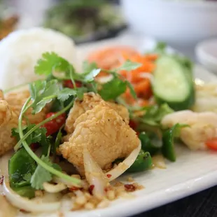42. Com Ca Rang Muoi (Salt &amp; Pepper Fried Fish Filet)