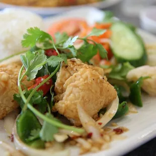 42. Com Ca Rang Muoi (Salt &amp; Pepper Fish)
