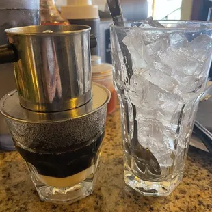 Espresso with Condensed Milk + Ice