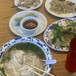 Gõi Cuón Thit and Phở Gá White Meat