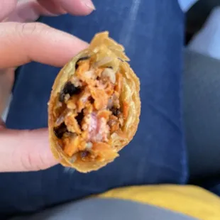 Inside of A2. Crispy Egg Rolls