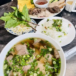 Yummy lunch  Pho Gau Bun dau Mam tom