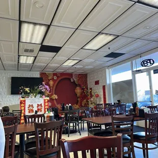 Inside restaurant