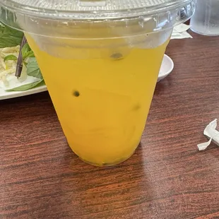 Passion fruit drink