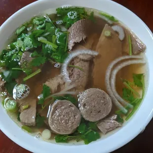 Pho Brisket and Meatball