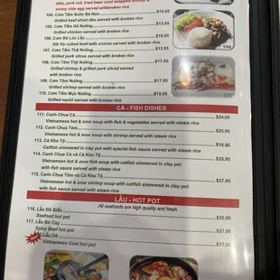 menu, sushi and sashimi