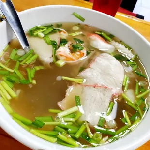 Hu Tieu with seafood and pork