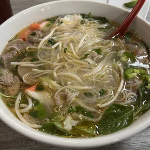 House Special Pho with Seafood