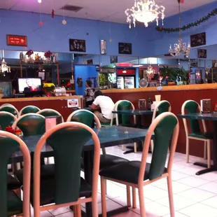 tables and chairs