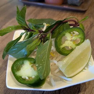 Look how fresh the basil, jalapeno and lime are! Top notch quality