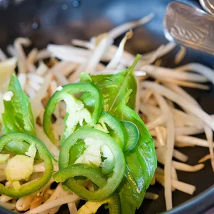 Jalapeno and sprouts