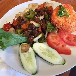 21. Com Bo Luc Lac Rice Plate