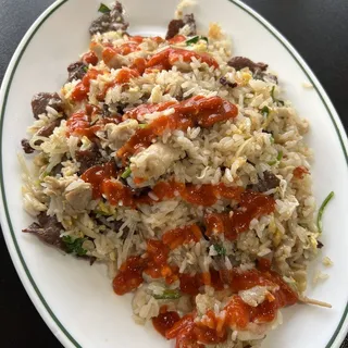 Combination Fried Rice Plate