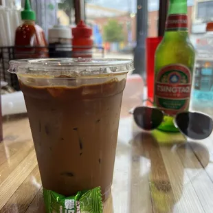 Vietnamese Iced Coffee / Tsingtao Beer