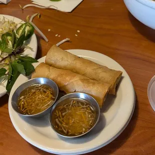 Spring roll appetizers
