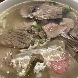 Combination Pho-this is large pho, so filling.