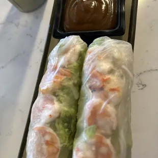 Spring Rolls ( 2 ) with shrimp