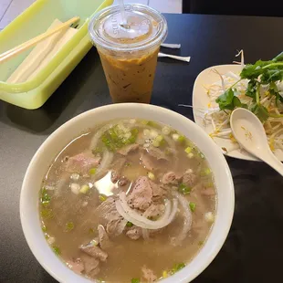 Steak and brisket pho