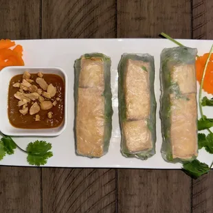 Veggie spring rolls