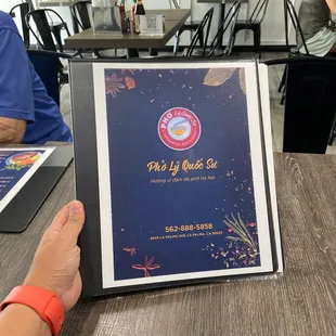 Menu binder! Getting lunch with gramps and mom, can't wait to try this new place!