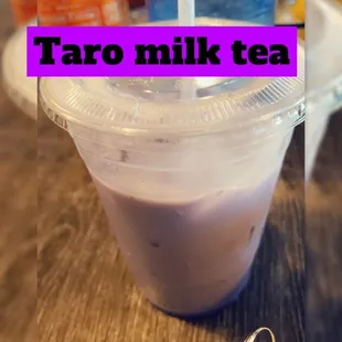 taro milk tea