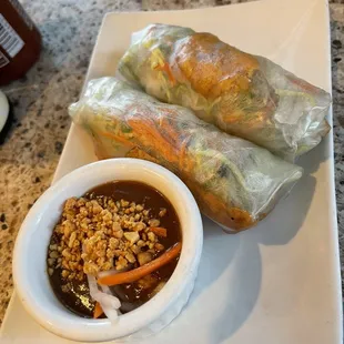 91. 2 Veggie Spring Rolls