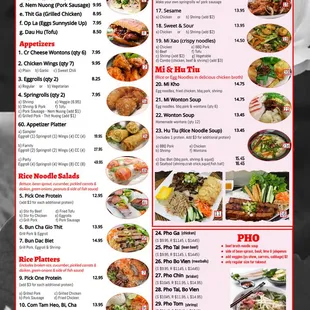 New Menu page 1
