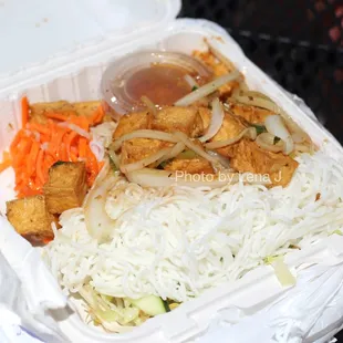 #58 Tofu Rice Noodle Salad ($13.45)