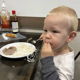 Our kid loved the Pho as usual