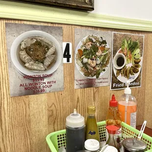 a basket of food on a table