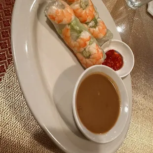Spring rolls made fresh