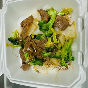 Beef Teriyaki with steam rice