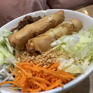 egg roll/pork bun