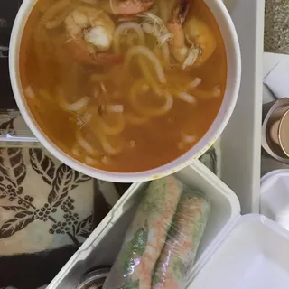 A04. Shrimp and Pork Spring Rolls