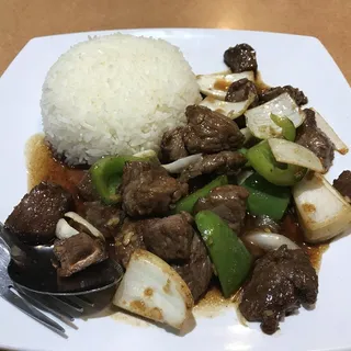 R10. Cubed Beef Steak Plate