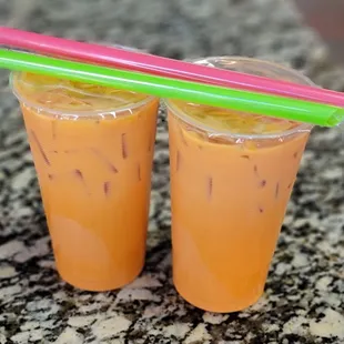 Thai iced teas