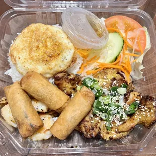 Grilled Lemongrass Chicken Combo with Extra Grilled Chicken.