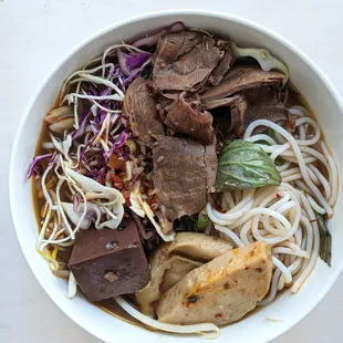 Bun Bo Hue, my wife always orders this and loves it. Beats even some restaurants in East San Jose!